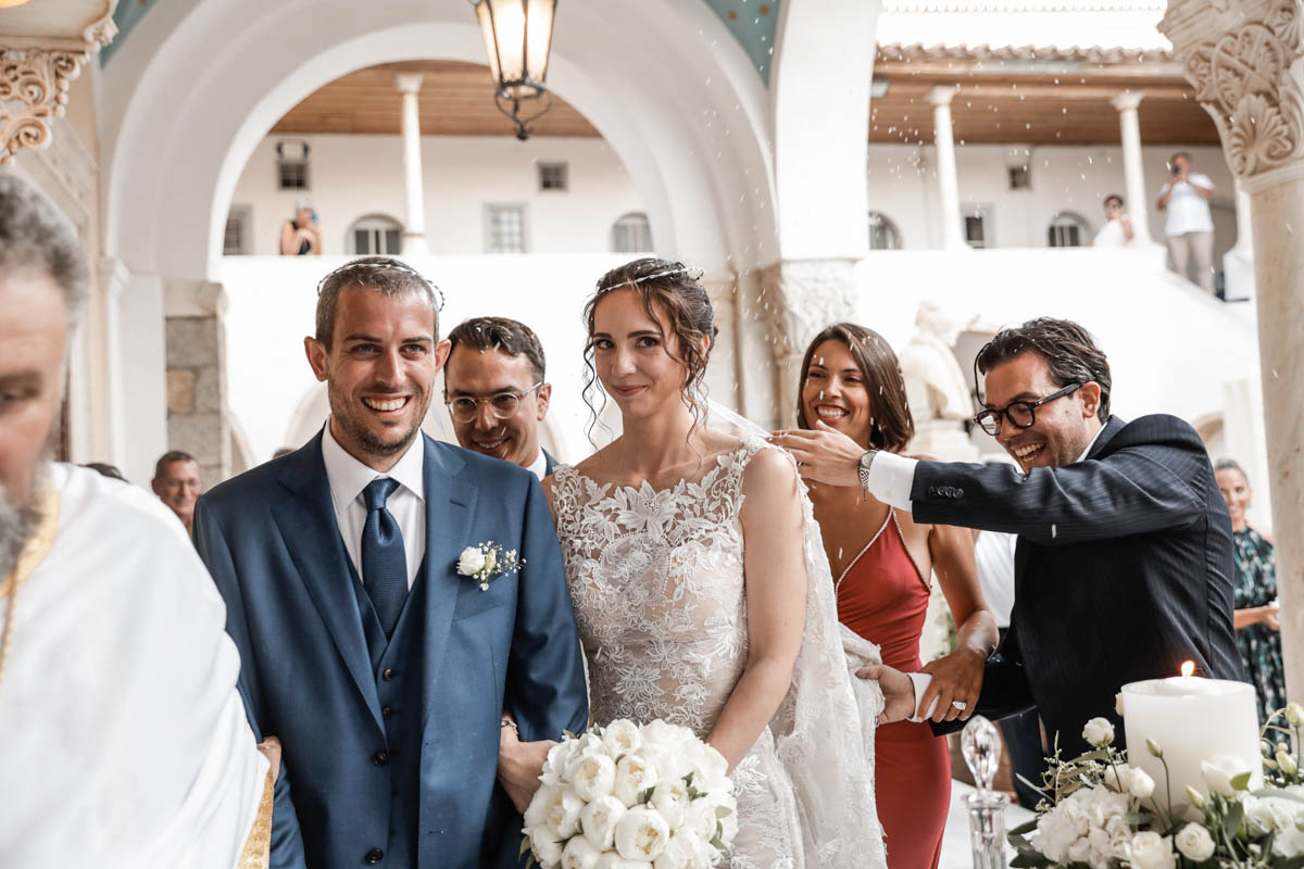 Nicola & Theodora - Hydra Island : Real Wedding by One Way Art