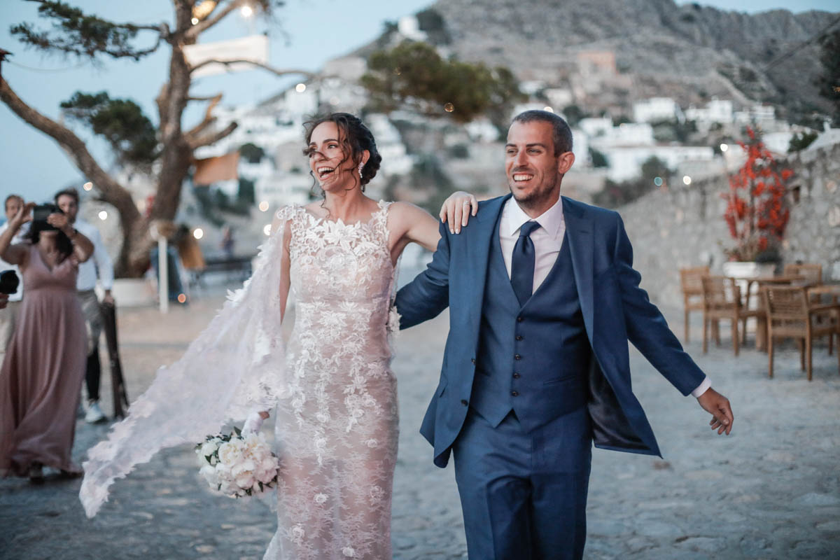 Nicola & Theodora - Hydra Island : Real Wedding by One Way Art