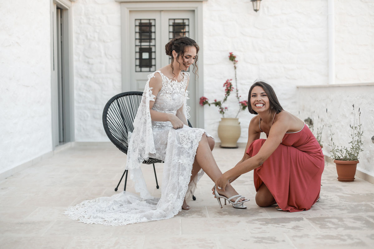 Nicola & Theodora - Hydra Island : Real Wedding by One Way Art