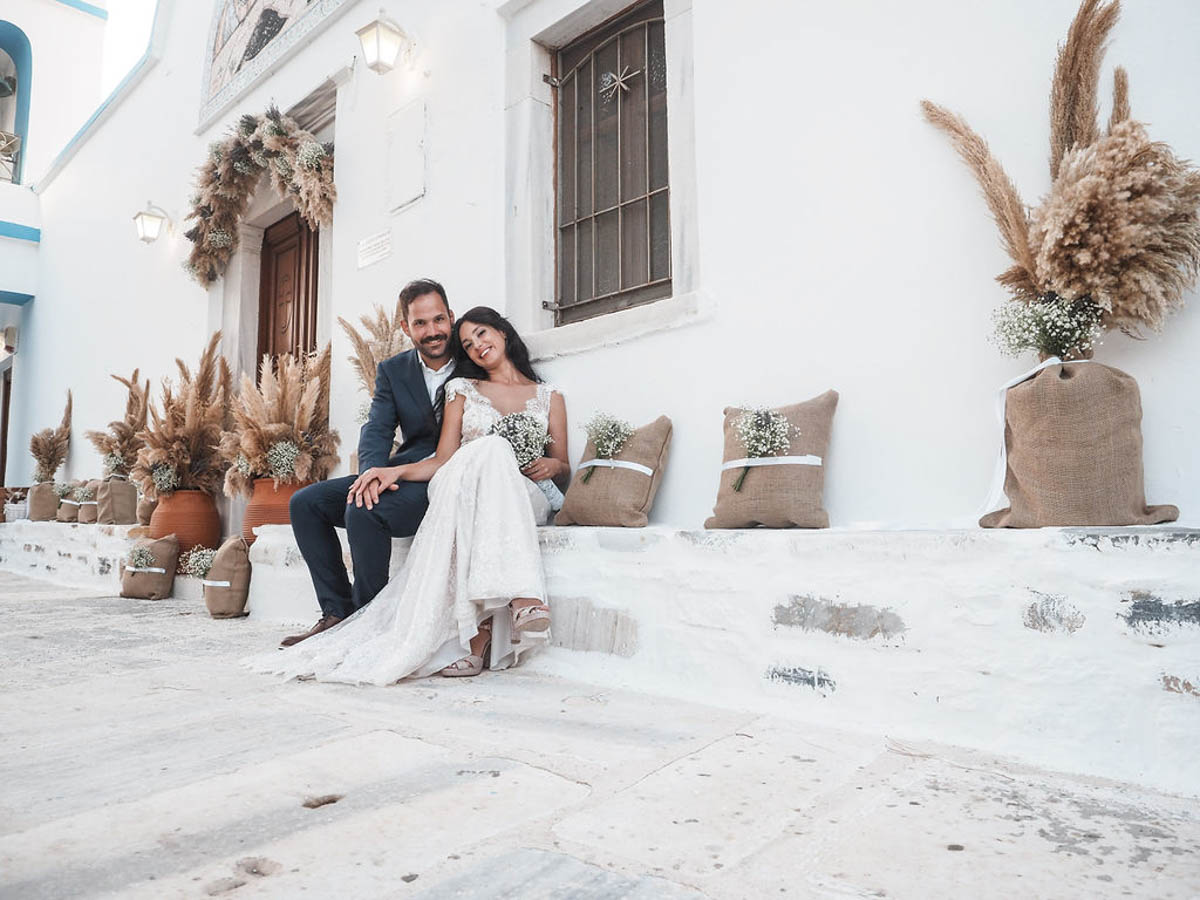 Spiros & Dimitra - Koufonisia Cyclades : Real Wedding by One Way Art