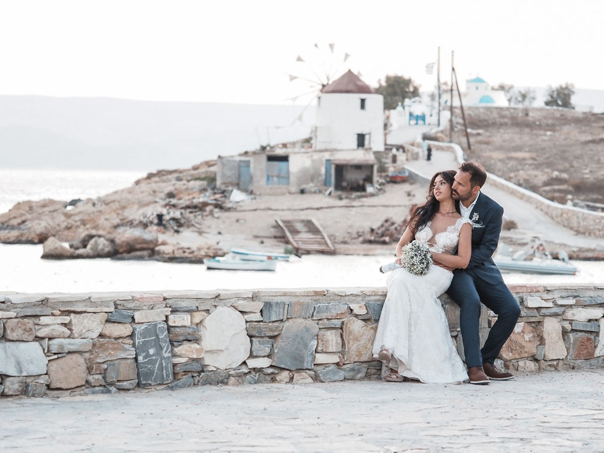 Spiros & Dimitra - Koufonisia Cyclades : Real Wedding by One Way Art
