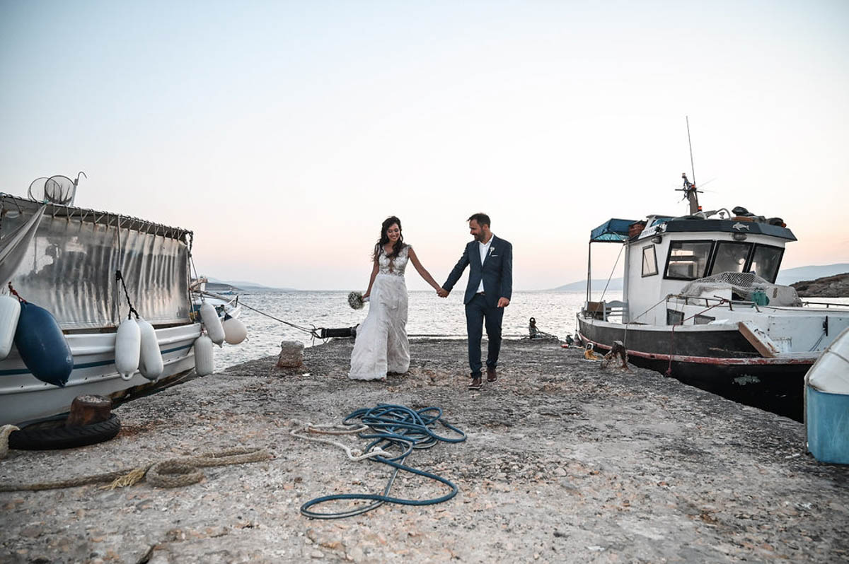 Spiros & Dimitra - Koufonisia Cyclades : Real Wedding by One Way Art
