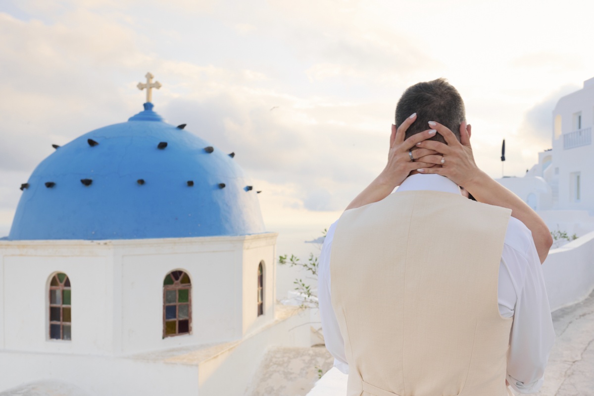 Daniel & Melissa - Σαντορίνη : Real Wedding by Ioanna Melissinou Photography