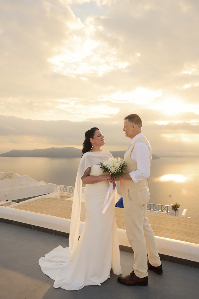 Daniel & Melissa - Σαντορίνη : Real Wedding by Ioanna Melissinou Photography