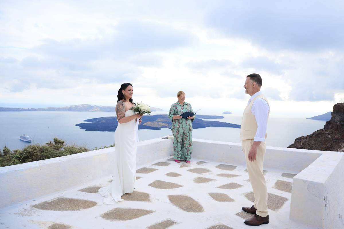 Daniel & Melissa - Σαντορίνη : Real Wedding by Ioanna Melissinou Photography