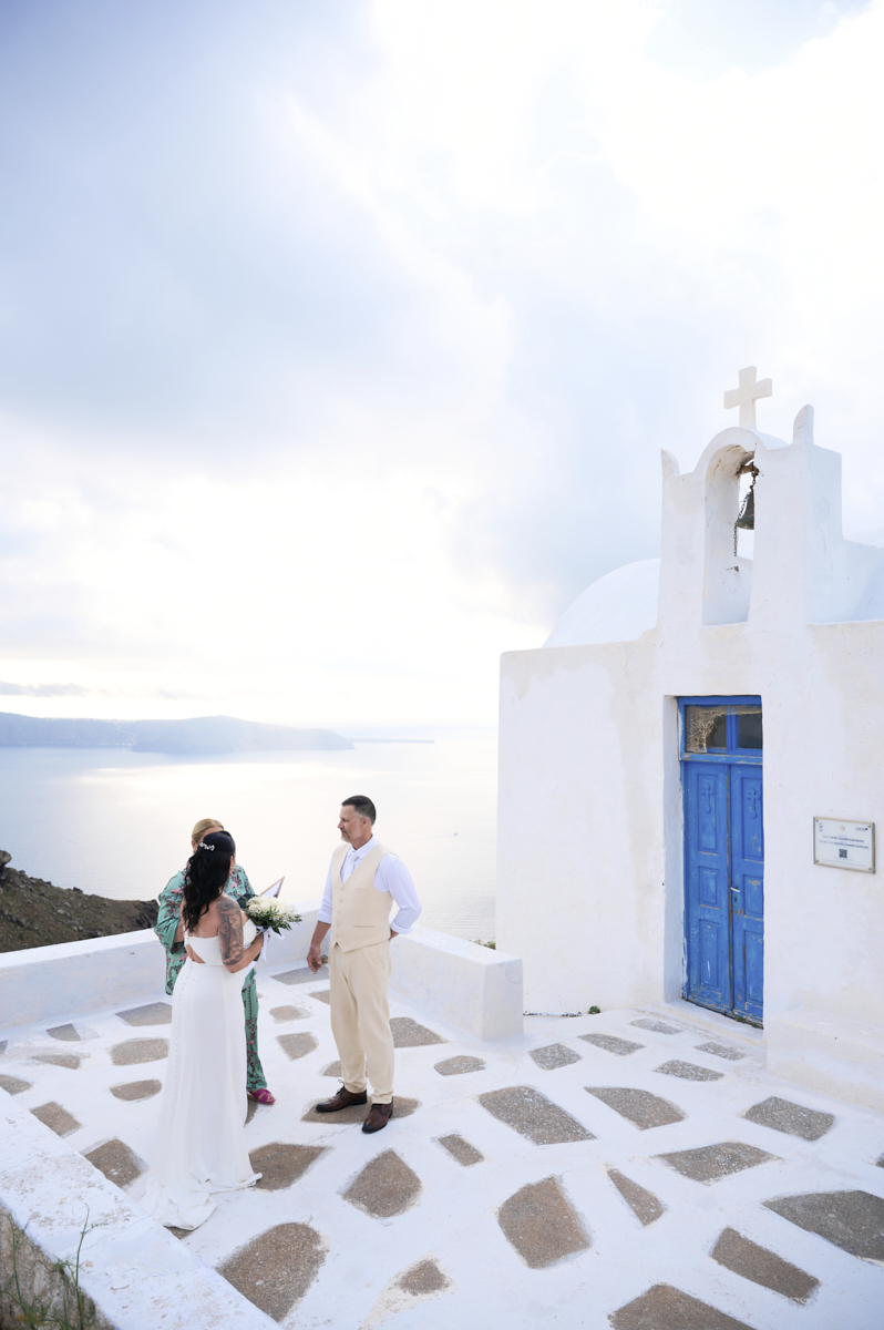 Daniel & Melissa - Σαντορίνη : Real Wedding by Ioanna Melissinou Photography